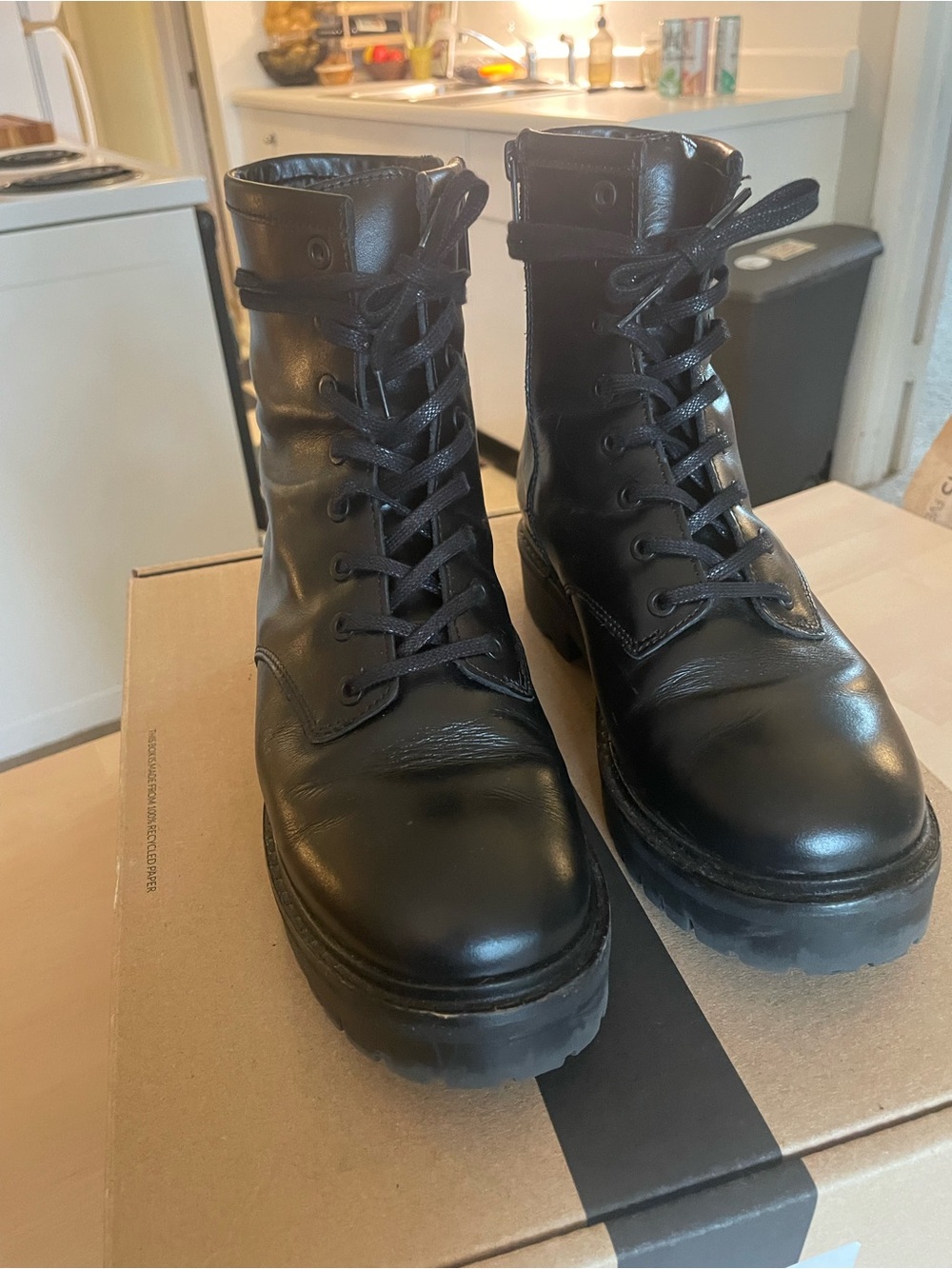 Thursday Boot Company Combat Boots, Black - Picture 3 of 14